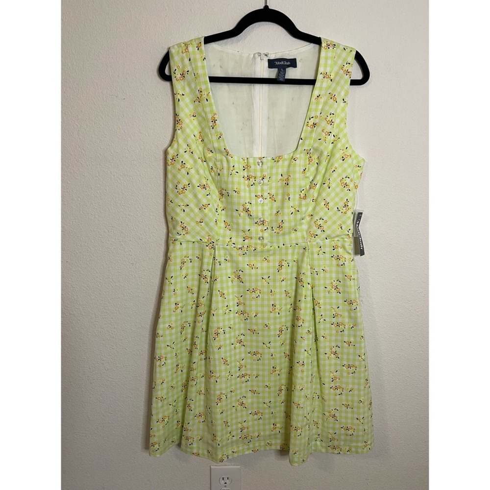 NWT ModCloth Mini Gingham Dress